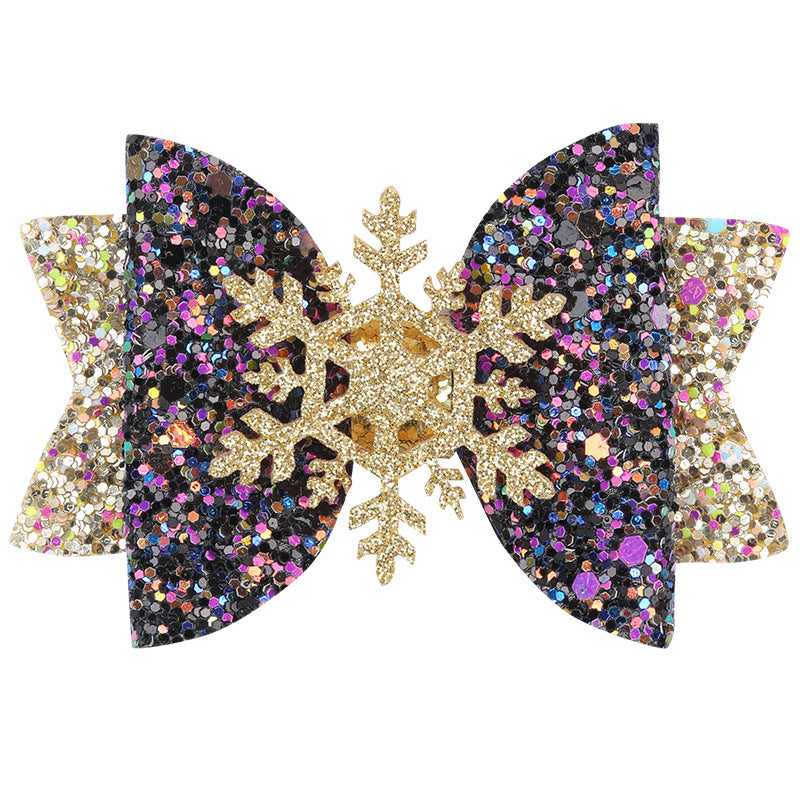 Wholesale 3pcs/pack Christmas Series Bow Hairpin